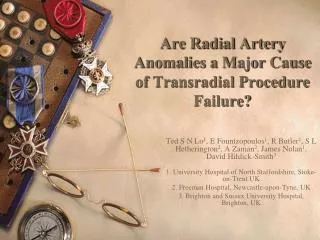 Are Radial Artery Anomalies a Major Cause of Transradial Procedure Failure?