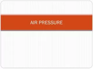 air pressure