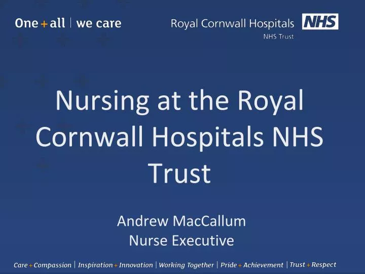 nursing at the royal cornwall hospitals nhs trust