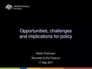 Opportunities, challenges and implications for policy