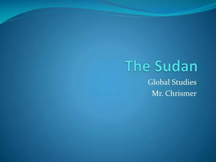 the sudan