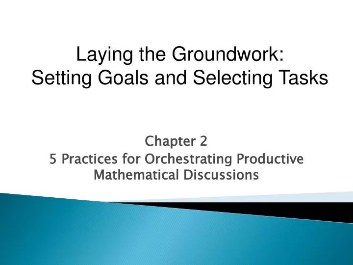 chapter 2 5 practices for orchestrating productive mathematical discussions