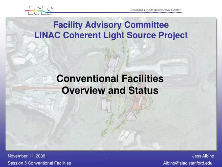 facility advisory committee linac coherent light source project