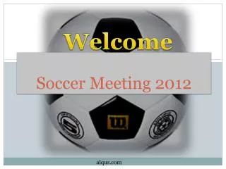 Soccer Meeting 2012