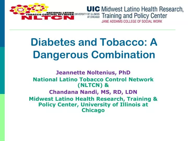 diabetes and tobacco a dangerous combination
