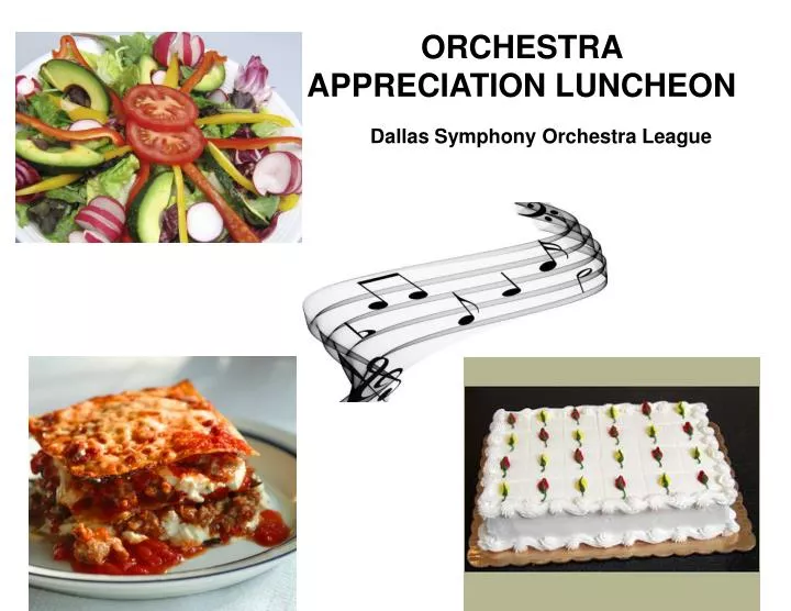 orchestra appreciation luncheon