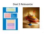 Deel 3 Relevantie - slide 1