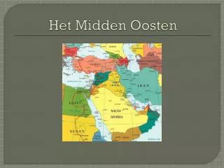 het midden oosten