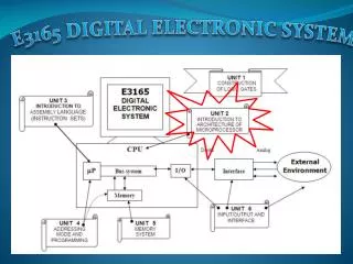 E3165 DIGITAL ELECTRONIC SYSTEM