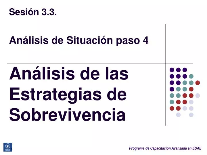 sesi n 3 3 an lisis de situaci n paso 4 an lisis de las estrategias de sobrevivencia