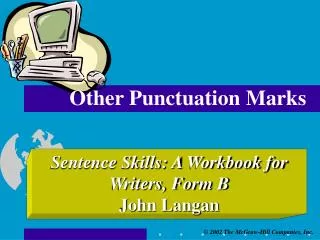 Other Punctuation Marks