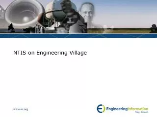 NTIS on Engineering Village