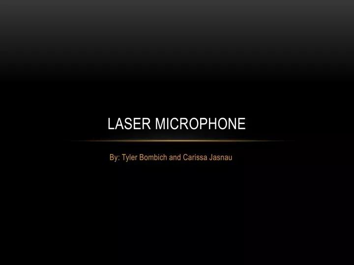 laser microphone