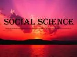 SOCIAL SCIENCE - slide 1