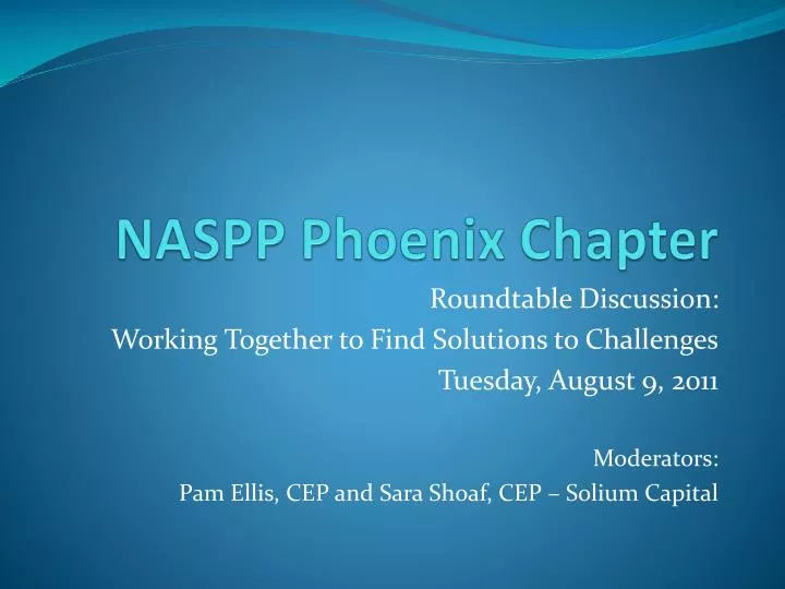 naspp phoenix chapter