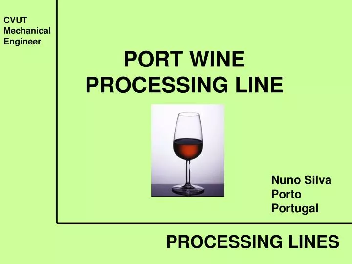 port wine processing line