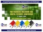 Prepaid Payment Instruments: Implementation and Challenges - slide 1