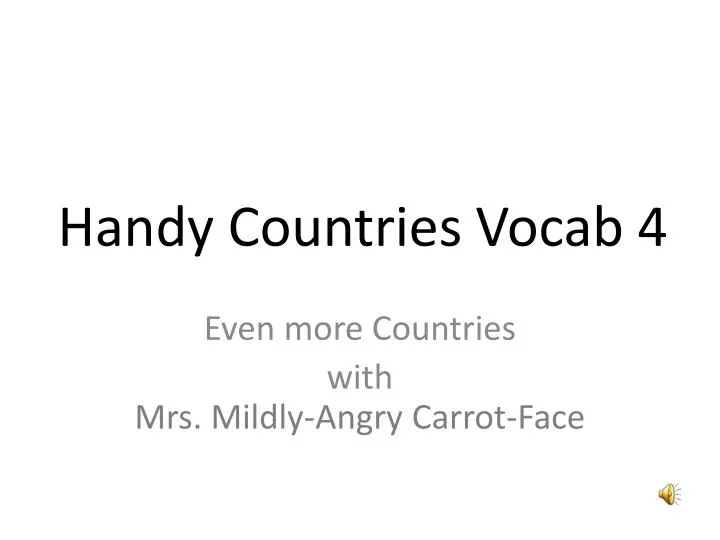 handy countries vocab 4