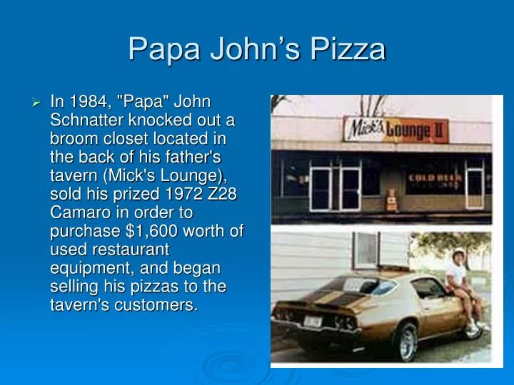 papa john s pizza