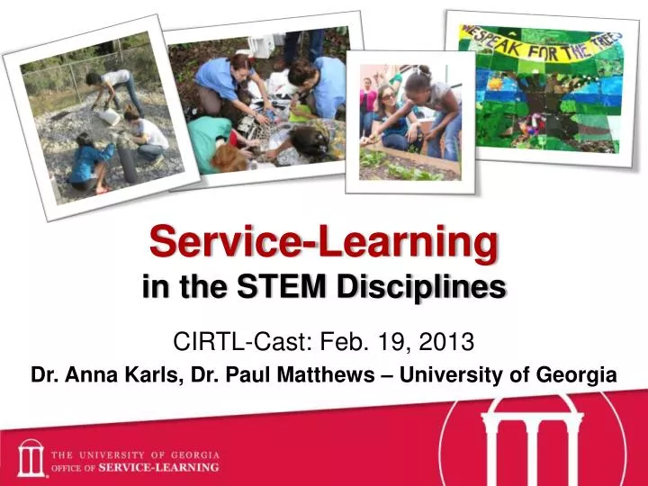service learning in the stem disciplines