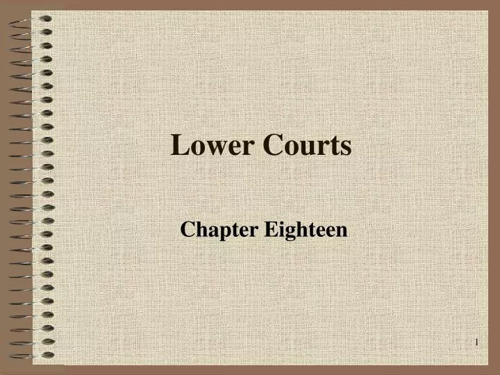lower courts