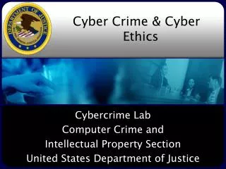 Cyber Crime &amp; Cyber Ethics