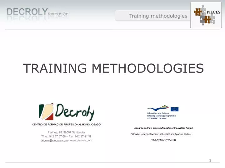 training methodologies