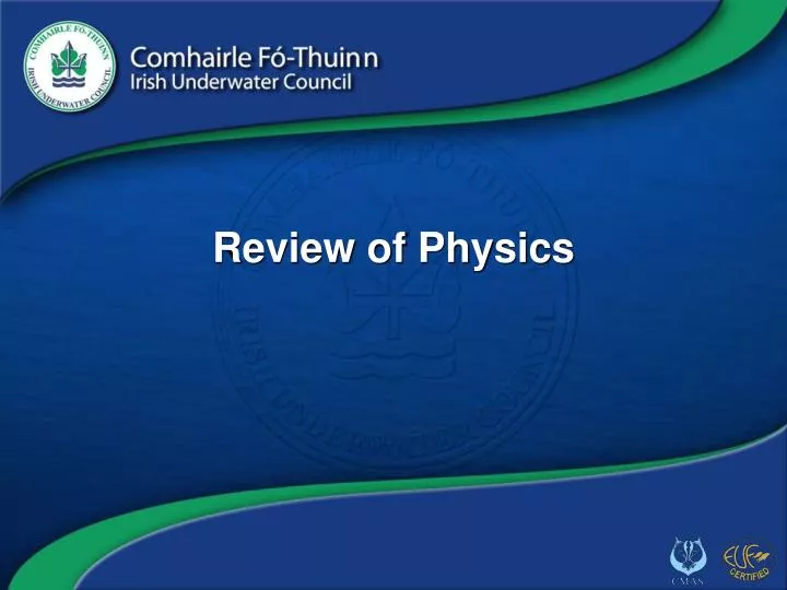 review of physics