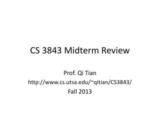 cs 3843 midterm review