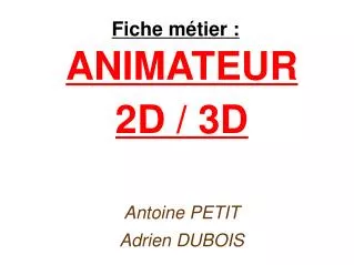 fiche m tier