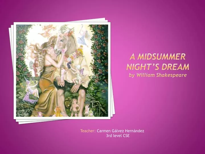 a midsummer night s dream by william shakespeare