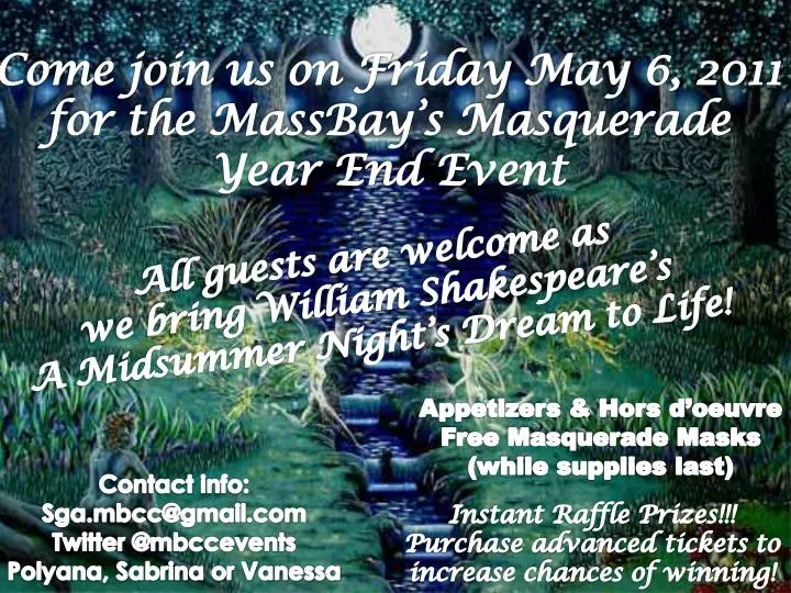 come join us on friday may 6 2011 for the massbay s masquerade year end event