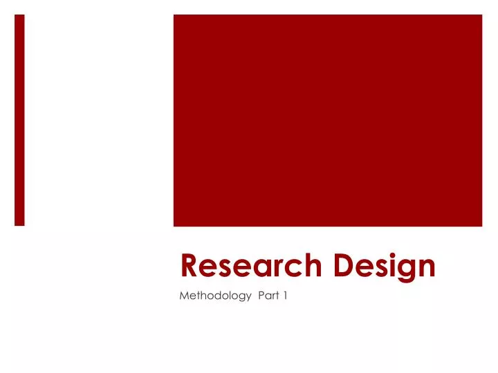 research design