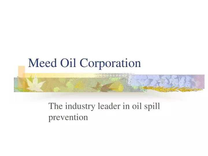meed oil corporation