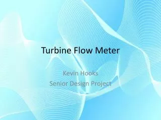 Turbine Flow Meter