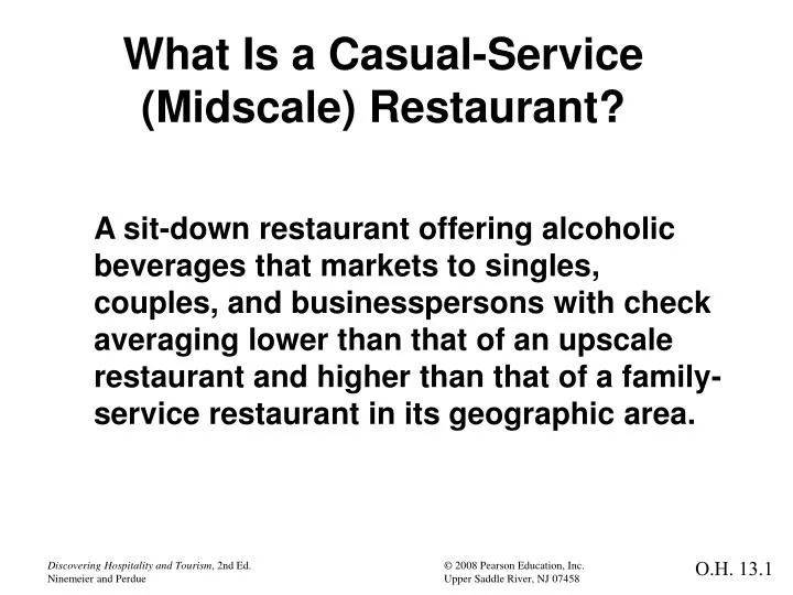 what is a casual service midscale restaurant