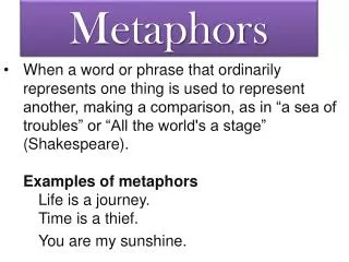 metaphors