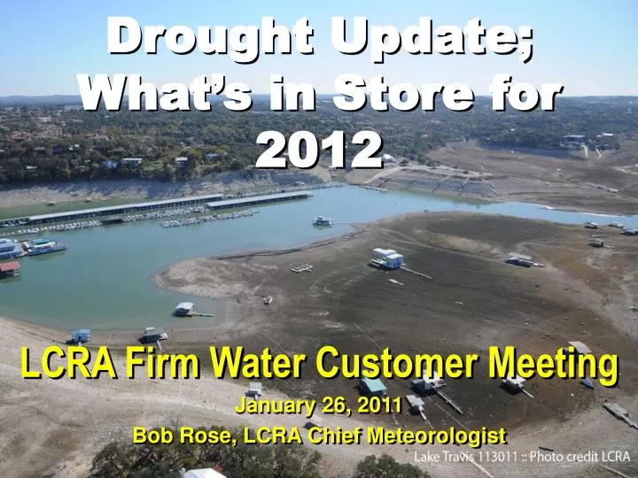 drought update what s in store for 2012