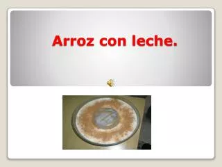 arroz con leche