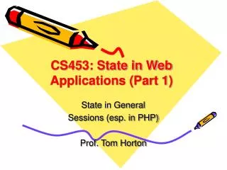 CS453: State in Web Applications (Part 1)