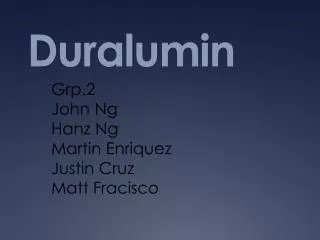 Duralumin