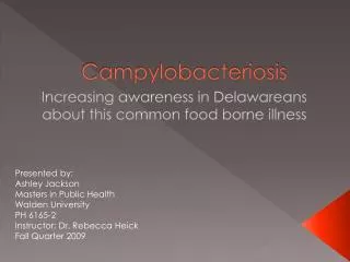 Campylobacteriosis