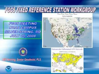 FGCS FIXED REFERENCE STATION WORKGROUP