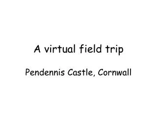 A virtual field trip