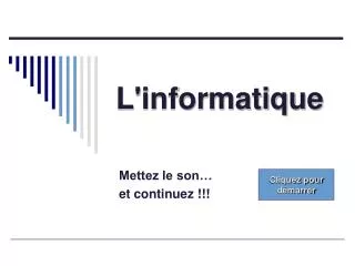 l informatique