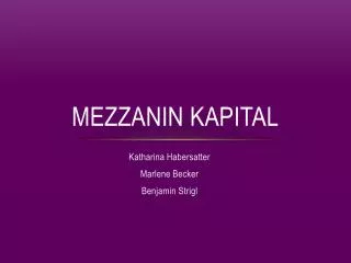 mezzanin kapital