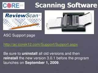 Scanning Software