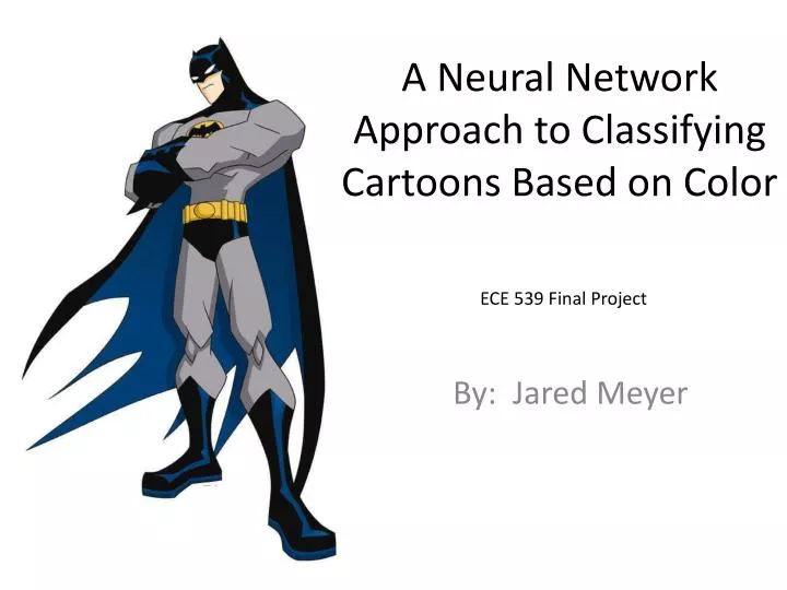 a neural network approach to classifying cartoons based on color