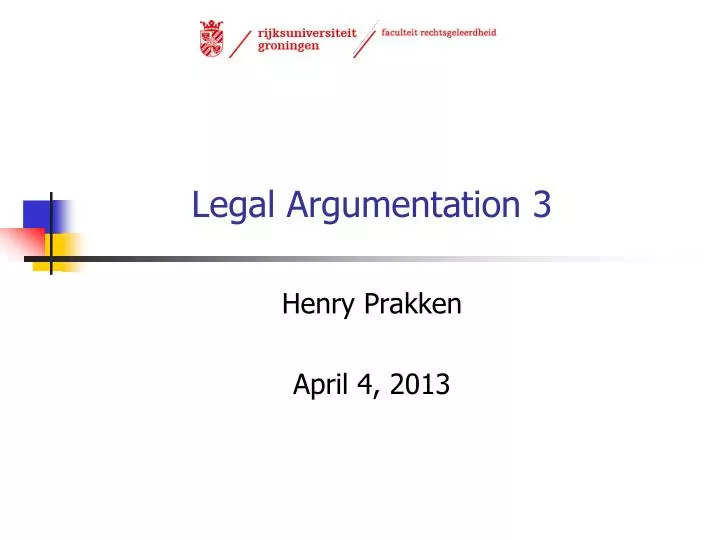 legal argumentation 3