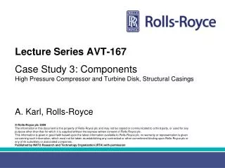 Lecture Series AVT-167